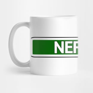 Nerd St Street Sign Mug